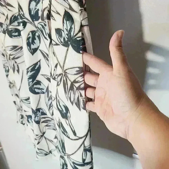 J. CREW Floral Woven Cotton Lined Sheath Dress Sz 14 - Picture 5 of 7